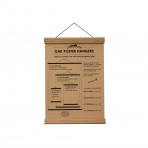 Oak Poster Hanger | Tiny